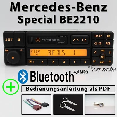 Original Mercedes Special BE2210 Bluetooth Radio MP3 Becker Kassettenradio Set - Bild 1 von 4