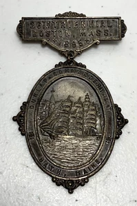 Vintage 1895 Knights Templar Medal 26th Triennial Boston, Mass. Bath, Maine. - Picture 1 of 5