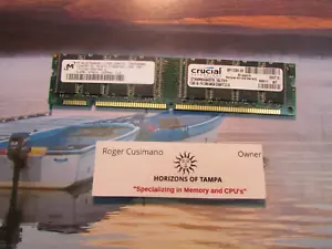 MICRON 512MB 133 RAM 133 168PIN MT16LSDT6464AY-133D2 - Picture 1 of 1
