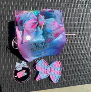 jojo siwa hair bow kit with ice pop bow with other accessories in the kit,new - Picture 1 of 3