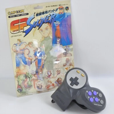 CAPCOM PAD SOLDIER Controller Boxed Control Pad Super Famicom Nintendo - Image 1 of 4