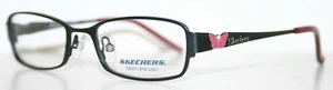 SKECHERS SK 1019 SBLK BLACK New Children's Girl's Optical Eyeglass Frame - Picture 1 of 2