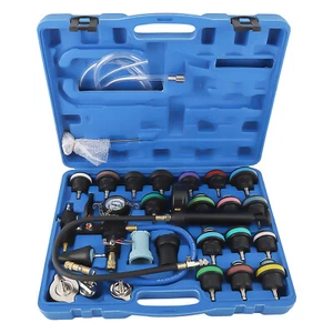 29Pc Radiator Pressure Tester Coolant Purge Refill Vacuum Cooling System Tool - Picture 1 of 12