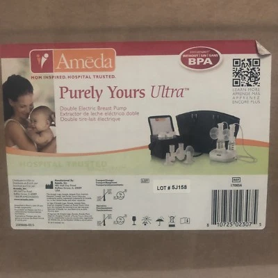 NEW IN BOX $250 Ameda Purely Yours Ultra Double Electric Breast Pump BPA FREE - Image 1 of 4