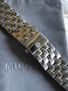 MICHELE URBAN + DECO XL 20mm STAINLESS STEEL WATCH BRACELET - MS20AV235009 - Picture 1 of 8