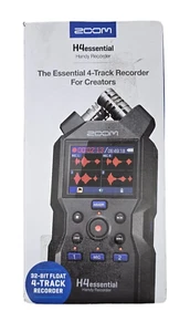 Zoom H4essential 4-Track Handy Recorder Bundle with Bluetooth Adapter Wireless - Picture 1 of 5