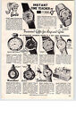 1966 PAPER AD Barbie Doll Wrist Watch Wrist or Pebdant Toy Typewriter