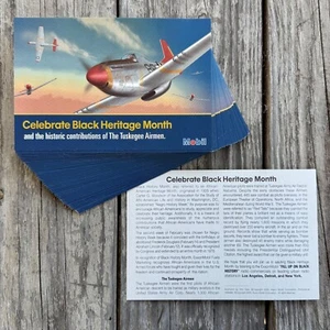 46 Promotion Cards TUSKEGEE AIRMEN Black Heritage Month 2000 EXXON Mobil Gas LOT - Picture 1 of 3