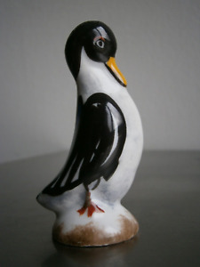 Salière Figurine Oiseau Art Déco Porcelaine animalière 1930 Ancien