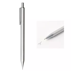 Muji Aluminium sechseckiger Kugelschreiber 0,7 mm Made in Japan auf Ölbasis - Bild 1 von 3