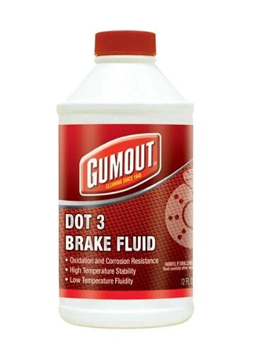 THREE Bottles ~ Gumout DOT-3 Brake Fluid - 12 oz. - Image 1 of 1