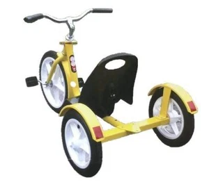 CHOPPER Style Tricycle - Amish Handcrafted Quality in Safety Yellow - Picture 1 of 2