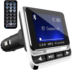 Bluetooth FM Transmitter für Auto, Wireless Autoradio Adapter, Freisprecheinrichtung Auto Kit - Bild 1 von 12