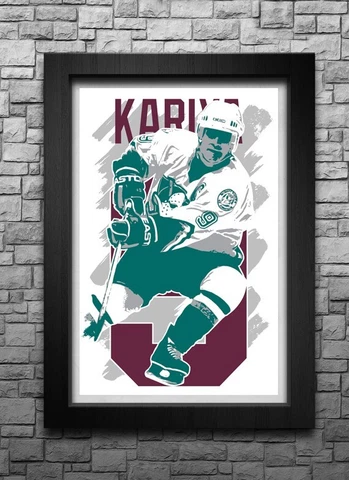 PAUL KARIYA art print/poster MIGHTY DUCKS OF ANAHEIM FREE S&H! JERSEY Cover