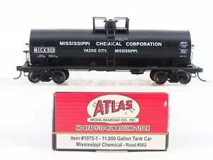 HO Scale Atlas 1075-1 MICX Mississippi Chemical Single Dome Tank Car #502 - Picture 1 of 13