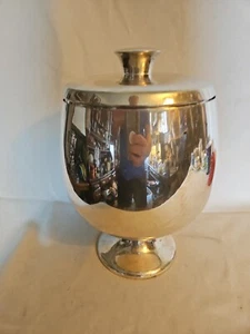 Vintage Fisher K306 Silver Plated Ice Bucket ~ 11" Tall Modern - Picture 1 of 5