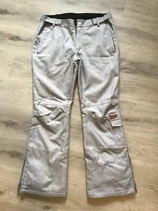 2117 of Sweden Womens Snow Board Ski Pants XL Black/White Waterproof Lined Vent - Picture 1 of 5
