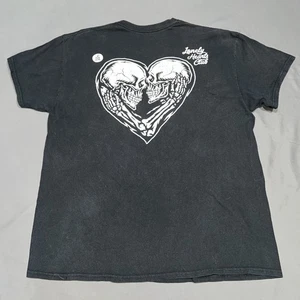 Franchise Los Angeles Lonely Hearts Club Short Sleeve Shirt Size XL Black -5005 - Picture 1 of 13