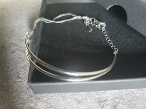 Schöner Damen S925 gestempelt Silber Armreif Armband Neu im Karton NEU - Bild 1 von 14