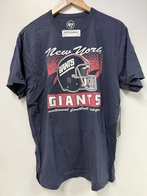 '47 Brand New York Giants Historic Waver Franklin Tee T-Shirt Blue Mens Large - Image 1 of 4
