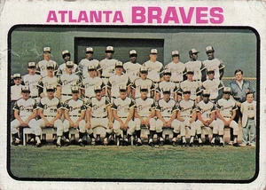 1973 Topps #521 Atlanta Braves - Bild 1 von 2