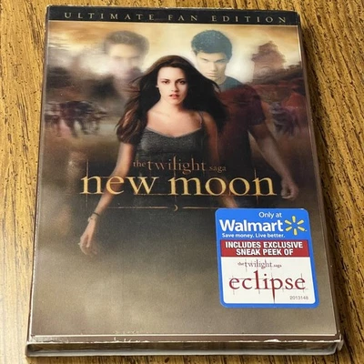 The Twilight Saga: New Moon (DVD, Ultimate Fan Edition lenticular Slipcover New - Image 1 of 4