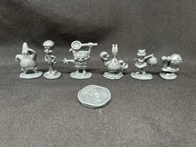 Monopoly Token Bob Esponja Pantalones Cuadrados 2005 Lote de Repuesto de 7 Piezas Piezas Piezas Foto 1 de 3