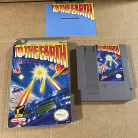 To the Earth (Nintendo Entertainment System) Juego Completo NES Con Caja y Manual