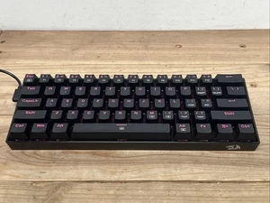 Redragon K630 Dragonborn 60% Wired RGB Gaming Keyboard, 61 Keys (Red Switches) - Picture 1 of 5