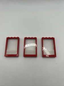 Vintage 1987 Lego Hospital Window Replacement Pieces Lot Of 3 - Picture 1 of 6