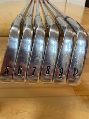 Callaway iron set XFORGED first generation FLEX-S 5i 6i 7i 8i 9i PW used - Image 1 of 4