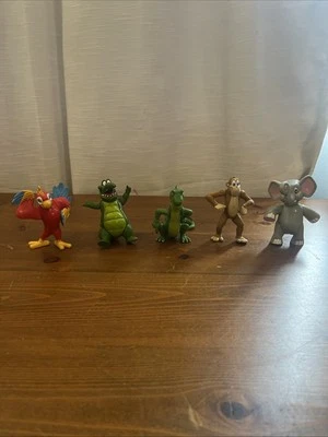 SET OF 5 RAINFOREST CAFE PVC POSABLE ANIMAL FIGURE LOT 2000 Toy - Image 1 of 4