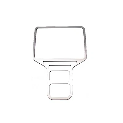 Acabamento de painel central de aço inoxidável polido para 2010-2014 Ford F-150 SVT Raptor - Imagem 1 de 2