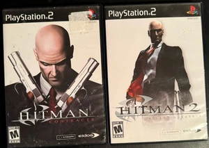 Hitman 2: Silent Assassin+Hitman: Contracts-PS2+ 1 8MB Memory Card PS2 - Picture 1 of 23
