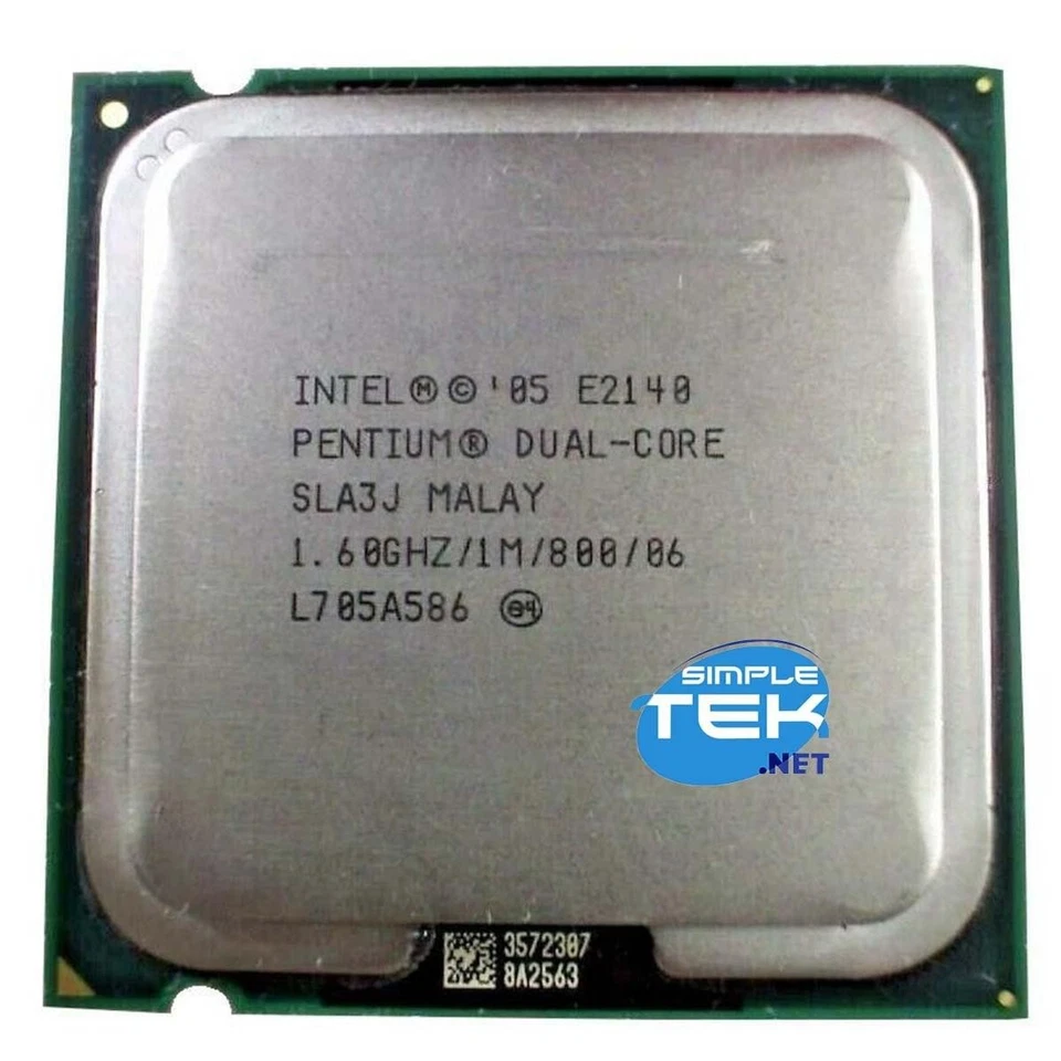 Processor Intel Pentium Dual Core E2140 SLA3J LGA775 LGA 775 CPU 1,60GHZ Tray - Image 1 of 4