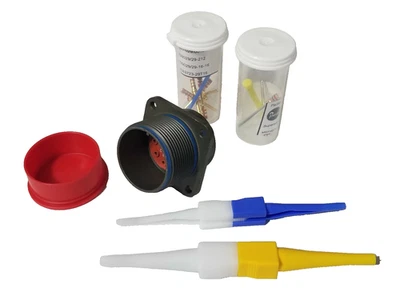 Powell MS3452W20-16P Circular Connector MIL Spec 9Crimp Pin Box Mount Matrix NEW - Image 1 of 4