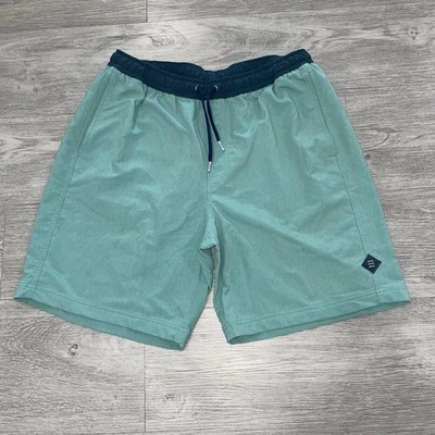 Free Fly Swim Shorts Men Large Green Andros Boardshorts Bamboo Stretch Swimsuit - Image 1 of 4
