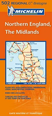 Northern England, the Midlands 502 (Maps/Regional (Michelin)) by Michelin Book - Image 1 of 2