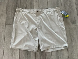Pantalones cortos de golf CALLAWAY Lt beige. Cintura 50”. Entrepierna 9”. Talla 50 grande. Orig. $86. NUEVO - Imagen 1 de 11