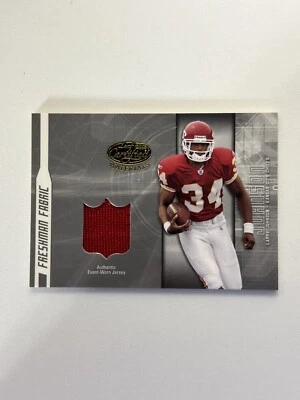 2003 LARRY JOHNSON ROOKIE JERSEY Leaf FRESHMAN FABRIC SP Card PENN STATE CHIEFS - Image 1 of 2