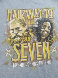Pittsburgh Steelers NFL Youth Polamalu Keisel Hairway To Seven Gray T-Shirt - Picture 1 of 3