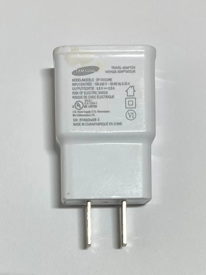 Samsung EP-TA12JWE 5V 2A Wall Adapter for USB Devices White - Image 1 of 4