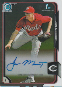 Jon Moscot 2015 Topps Bowman Chrome 1st rookie RC autograph auto card BCAP-JMO