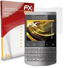 atFoliX 3x Screen Protector voor Blackberry P9981 mat&schokbestendig