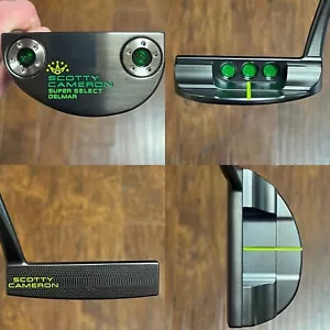 Scotty Cameron Super Select Del Mar Putter - LH - NEW - Xtreme Dark Finish - GRN - Picture 1 of 11
