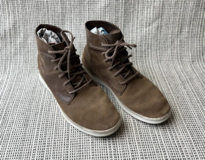 UGG Treadlite Lamont Mens 10 Chestnut Leather Suede Chukka Boot Lace Up 1013305 - Image 1 of 4