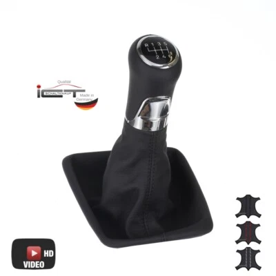 Bota polaina perilla cambio TIC para Seat Alhambra 2 Typ 7N cuero A37 Foto 1 de 4