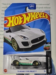 2024 Hot Wheels Jaguar F-Type Project 7 5/5 '15 116/250 HW ROADSTERS - Picture 1 of 2