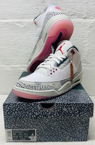 Taglia 10 Uomo Nike Air Jordan 3 Retro Wings HM6993 100 Rare