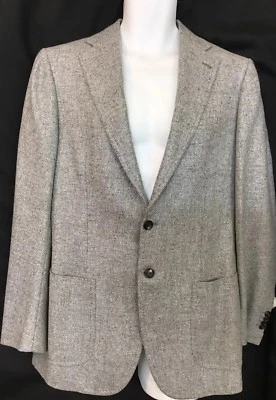 Chaqueta Cesare Attolini Gris Claro Cachemira Dos Botones Talla 40R Foto 1 de 4